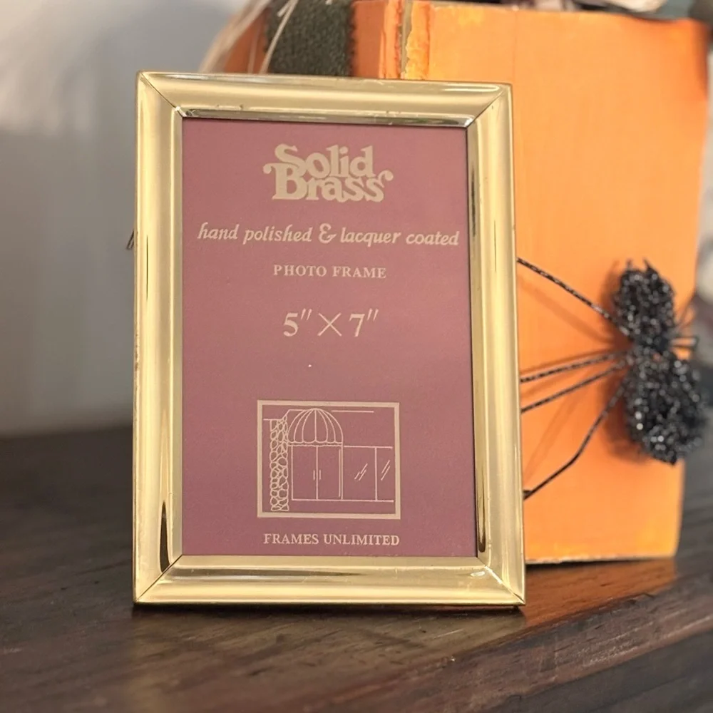 Vintage solid brass